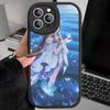 Genshin Impact Columbina Phone Case For iPhone 16 15 14 13 12 11 Pro Max Plus Leather Soft Cover