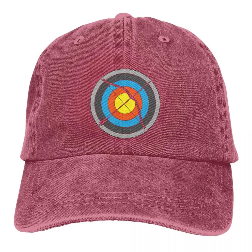 2026 Tiro con l'Arco Arco Freccia Sport Cappellini da Baseball Accessori Cappellino Casual in Denim Usurato Uomo Donna Outdoor Tutte le Stagioni