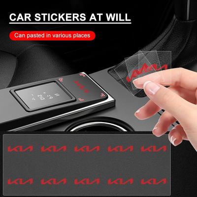 Car Interior Random Stickers Car Steering Wheel Decals For Ceed Sportage Rio K5 Optima Cerato Proceed Venga Sedona Forte