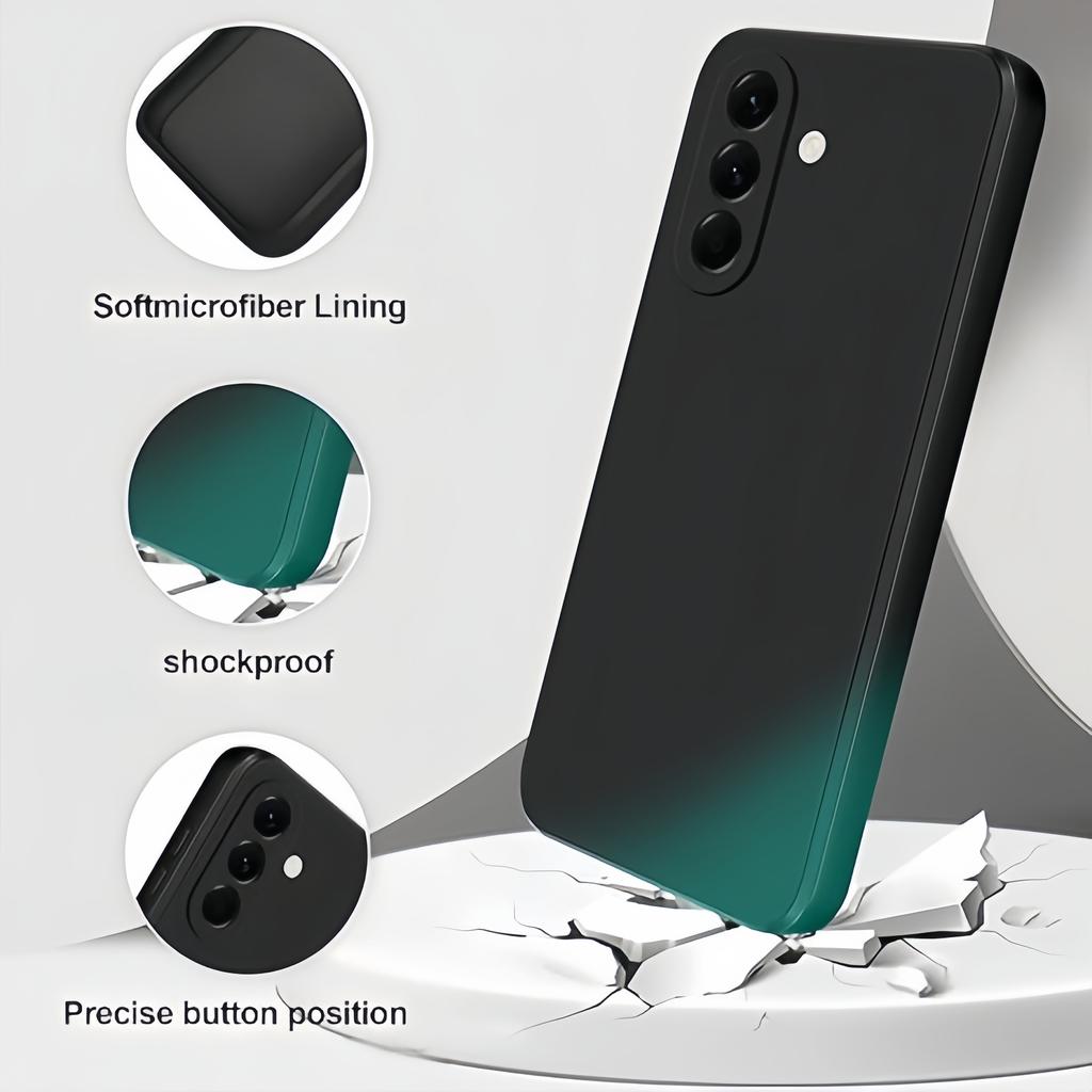 Noble Fashion Solid Colour Shockproof Protective Liquid Silicone Case For Samsung Galaxy A56