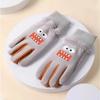 Children's gloves autumn and winter outdoor warm and windproof