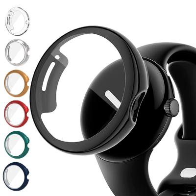 Bildschirmschutz Hülle für Google Pixel Watch Armband Smartwatch Weiches TPU Vollabdeckung Stoßfänger Schale für Pixel Watch 2026 Zubehör