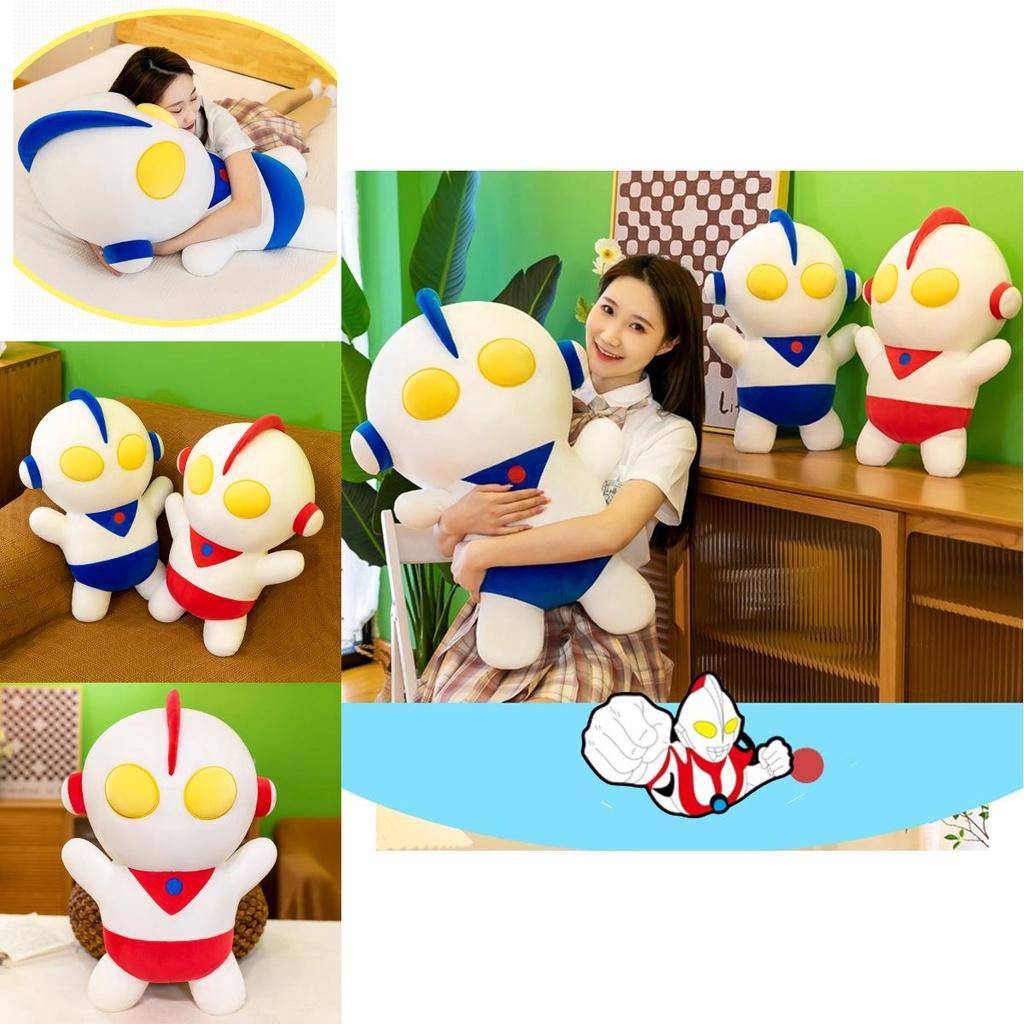 Collectible Q-version Ultraman Stuffed Plush Toy Pillow For Fans And Children