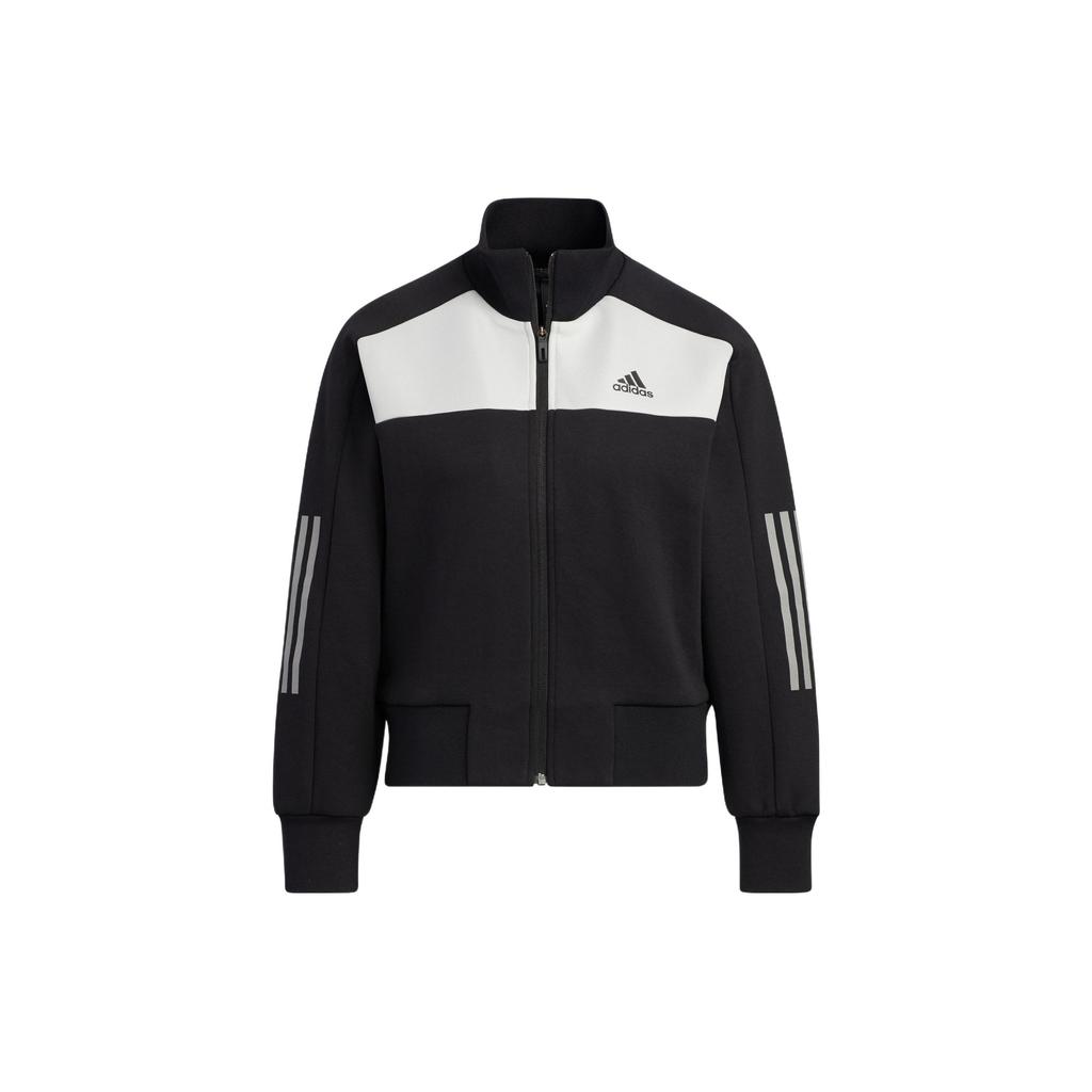 Adidas Essentials 3-Stripes Tricot Track Jacket Women Outerwear Black HM7090