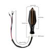 2 Stück Motorrad Blinkerlampe 12V LED Sequentiell Laufende Blinker Kontrollleuchten Fahrlicht Motorrad Rücklichter