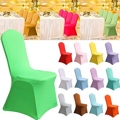 High-end Dining Chair Cover Wedding Party Decoration All-inclusive One-piece Spandex  Chair Cover Elastic Chair Cover