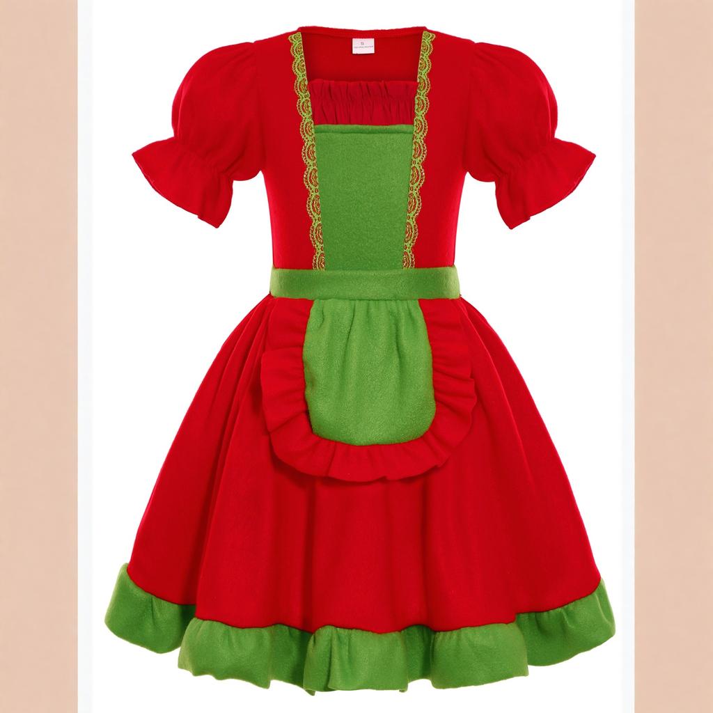 Children's Christmas Costumes, Holiday Party Christmas-themed Performance Cosplay Costumes