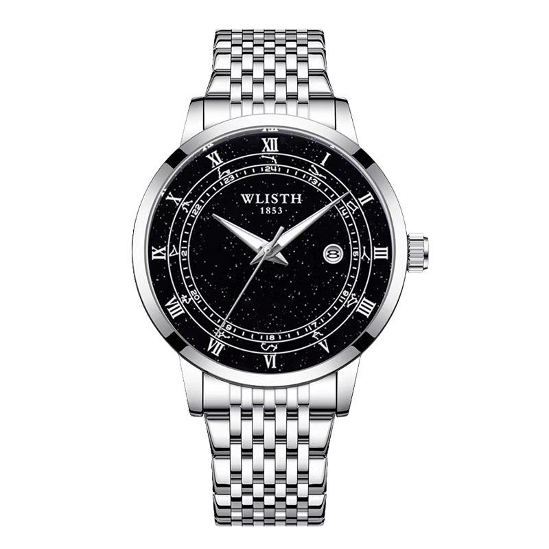 Volis Men s Mechanical Style Quartz Starry Sky Twelve Constellations Wristwatch Standard