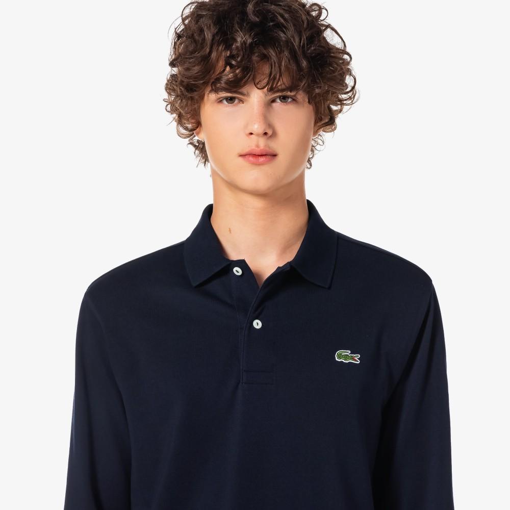 Lacoste Men's French Regular Fit Long-Sleeve Basic Polo Shirt PH732E-55NHDE