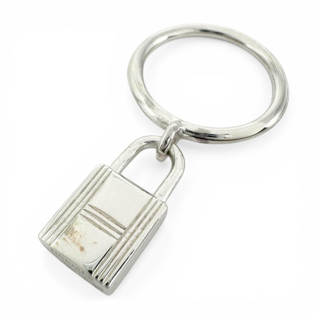 Excellent HERMES Ring Amulet Cadena Silver AG925 Women 50 Used