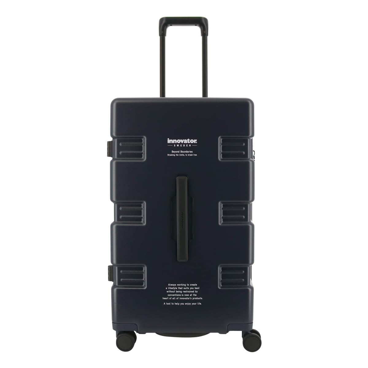 

Чемодан CARRY WAGON IW66 легкий 75 л 68 см чехол для переноски сумка для переноски оснащен замком TSA 2 года гарантии темно-синий [Innovator] 3,7 кг