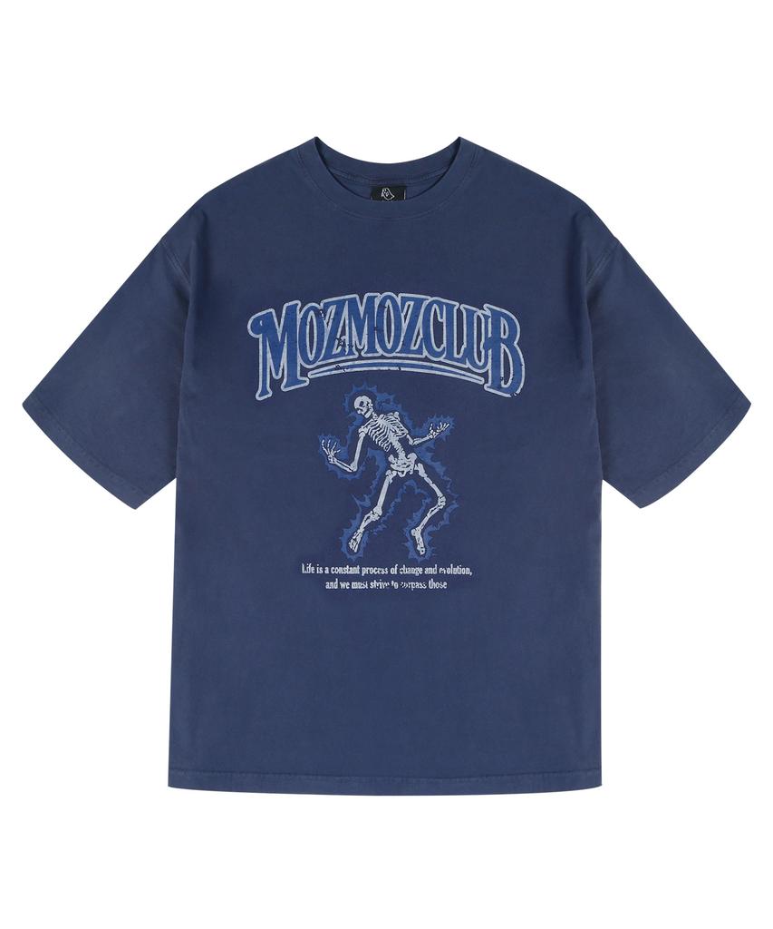 MOZMOZ [Set] Graphic Pigment Oversized Short Sleeve T-Shirt Part01