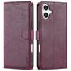 N.BEKUS CSJ-001 For iPhone 16 Plus Stand Case PU Leather Wallet Phone Cover