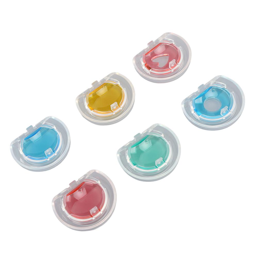 Camera Lens Filter Blue Red Green Orange Color Close Up Lens Filter Set for Mini 12 Camera 6pcs