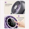 100 Speeds Digital Display Quiet Table Fan Low Noise Desktop High Speed Fan Portable Air Coolers Tool for Office Home