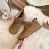 Women's fur integrated thick bottom heightening winter lightweight padded warm snow boots non-slip wear casual sports a stirrup cotton boots