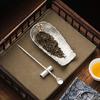 Pure Tin Tea Scoop 3 Piece Set Japanese Style Tea Ceremony Tools Matcha Spoon Canister Tool for Tea Lover Gift Tea Accessories