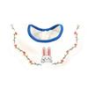 Adjustable Snap Closure Muslin Drooling Bib Convertible Saliva Towel Neck Scarf for Infants Toddler Nursing Daily
