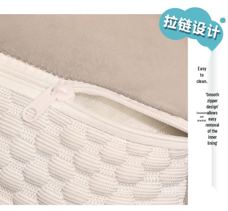Ice Bean Headboard Cushion: Soft Lumbar Support Pillow for Bed, Sofa, or Dorm - Large Backrest & Throw Pillow for Students