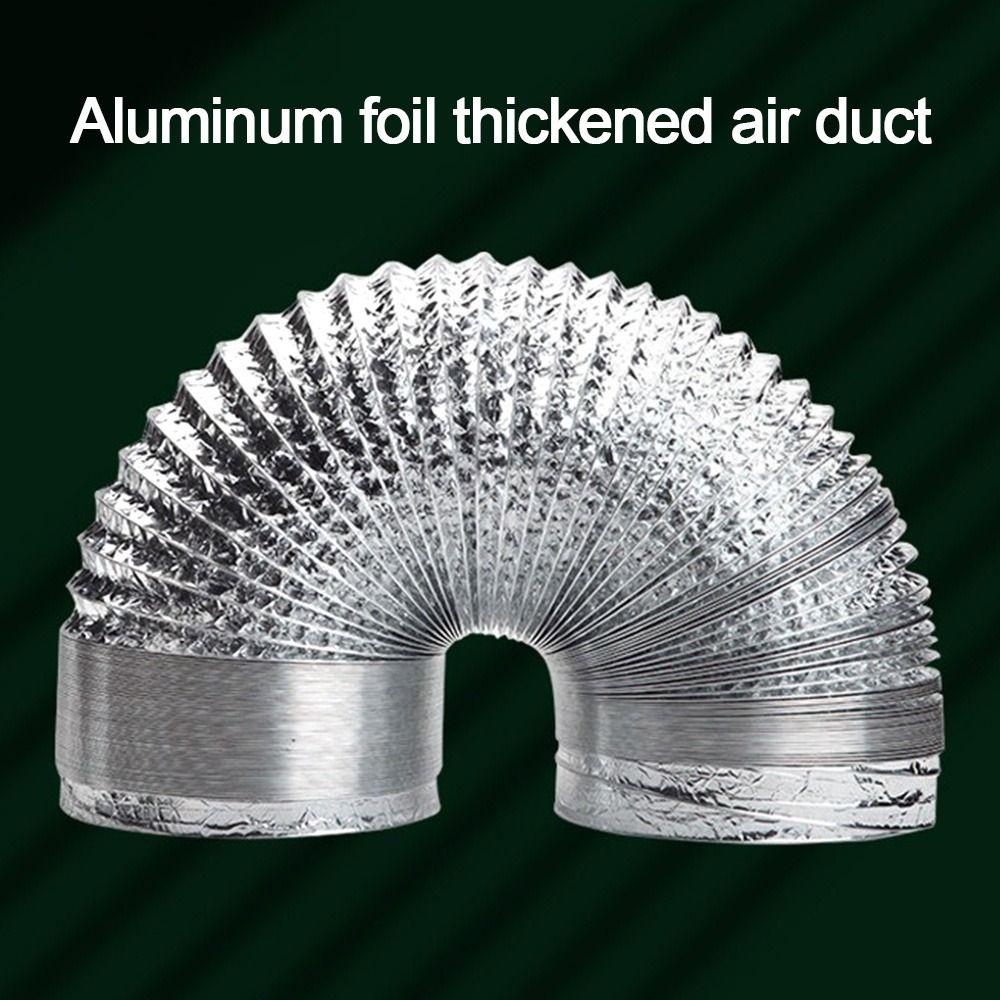 Aluminum Foil Ventilation Duct Scalable Vent Tube Dryer Vent Hose  Bathroom Kitchen System Vent