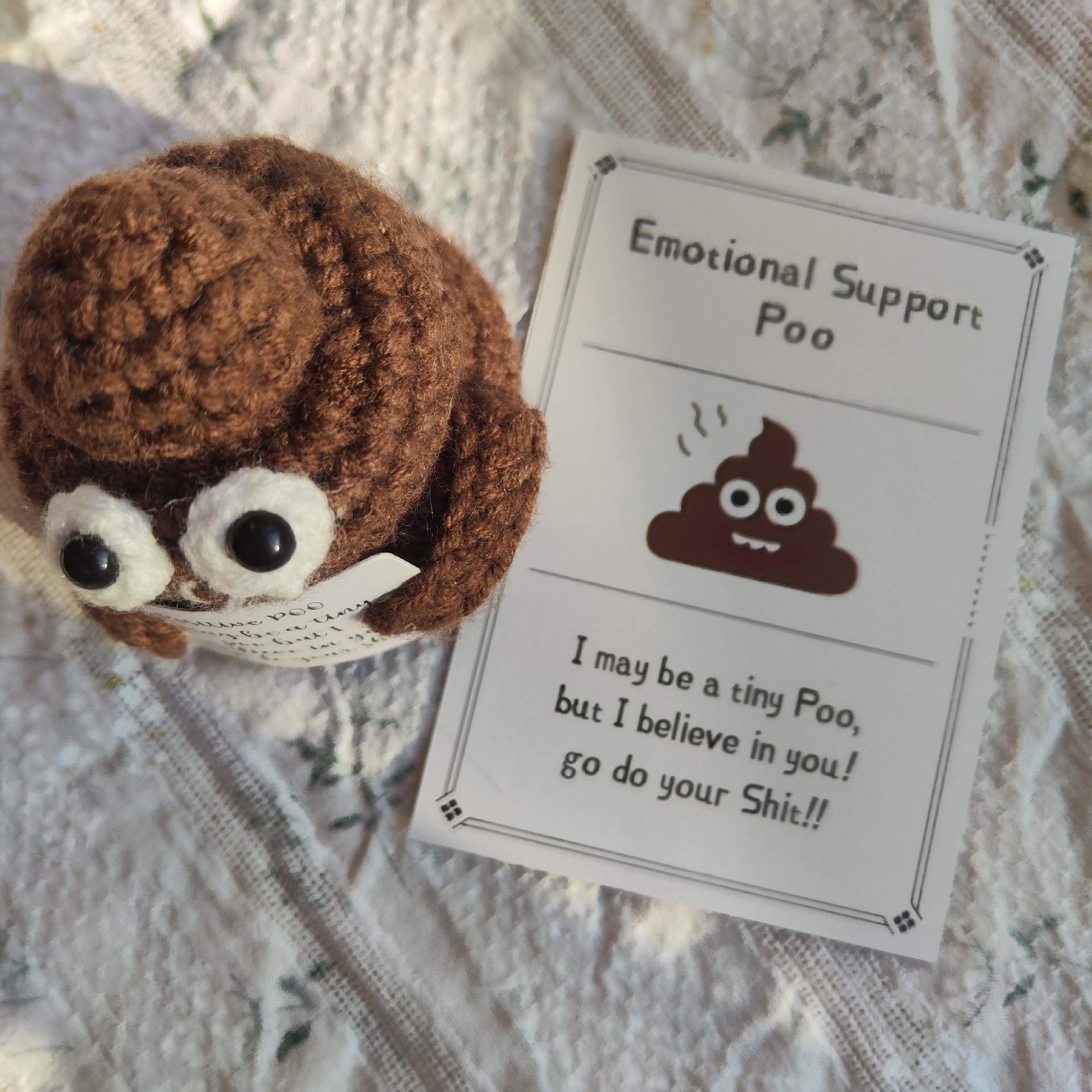 

Emotional Cucumber Hand-woven Potato Positive Energy Ornaments Wool Crochet Product