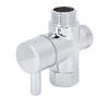 3 Way G1 2 Shower Diverter Valve Copper Shower Arm Diverter Valve for Hand Held Showerhead Electroplate