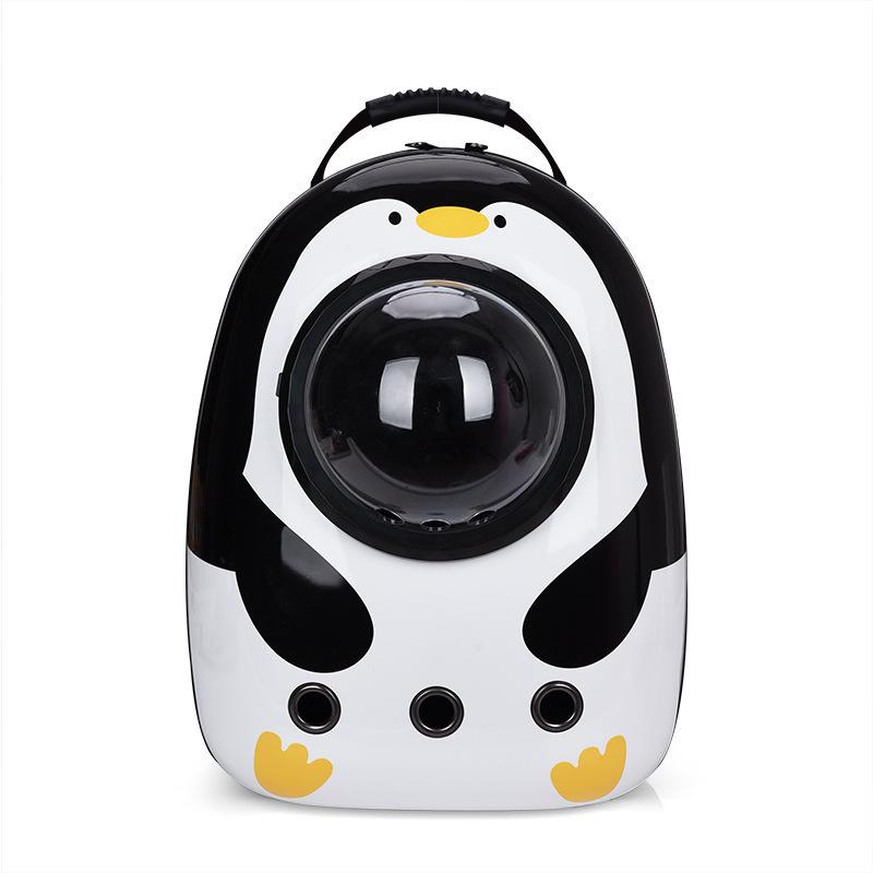 New outdoor cat walking pet bag, breathable and portable, double-shoulder cat and dog bag, large-capacity lightweight space cat bag