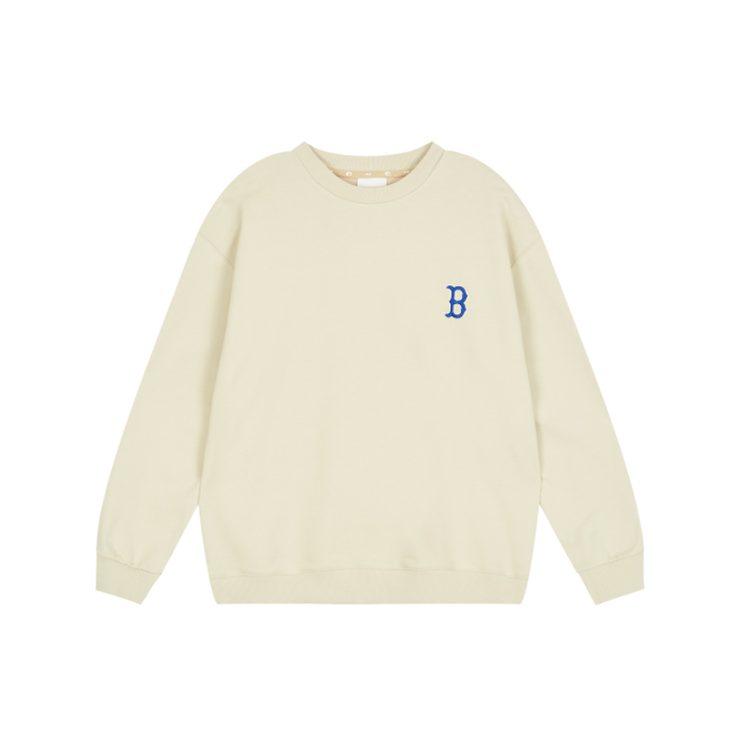 MLB X Disney Sweatshirts Unisex Beige Crew Neck Moderate Other 31MTK2011-43B