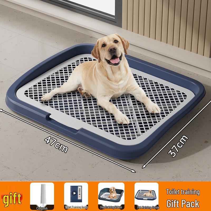 Dog Potty Trainer for Small to Medium Dogs – Plastic Toilet Solution for Pet Urination and Defecation