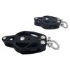 35mm/50mm Lifting Single Pulley Roller,304 Stainless Steel Single Wheel Pulley Lifting Rope Pulley Block for Kayaks