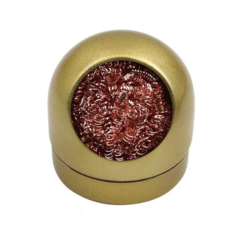 Iron Mesh Filter Cleaning Ball Copper Wire Cleaner Metal Slag Ball Tool for Efficient Welding and Nozzle Cleaning