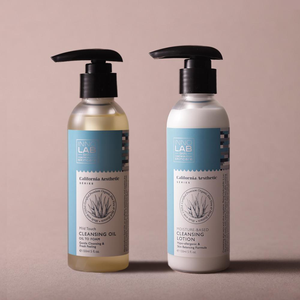 Cleansing Oil to Foam 150ml + Cleansing Lotion 150ml one color free