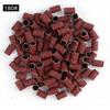 100pcs Nail Art Sanding Bands For Electric Nail Drill Machine Manicure Pedicure Grinder Milling Cutters 80"120"180" Sand Ring