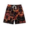 Pantaloncini Casual da Uomo con Elemento Fulmine Oscuro Naturale Europeo e Americano Pantaloni da Spiaggia