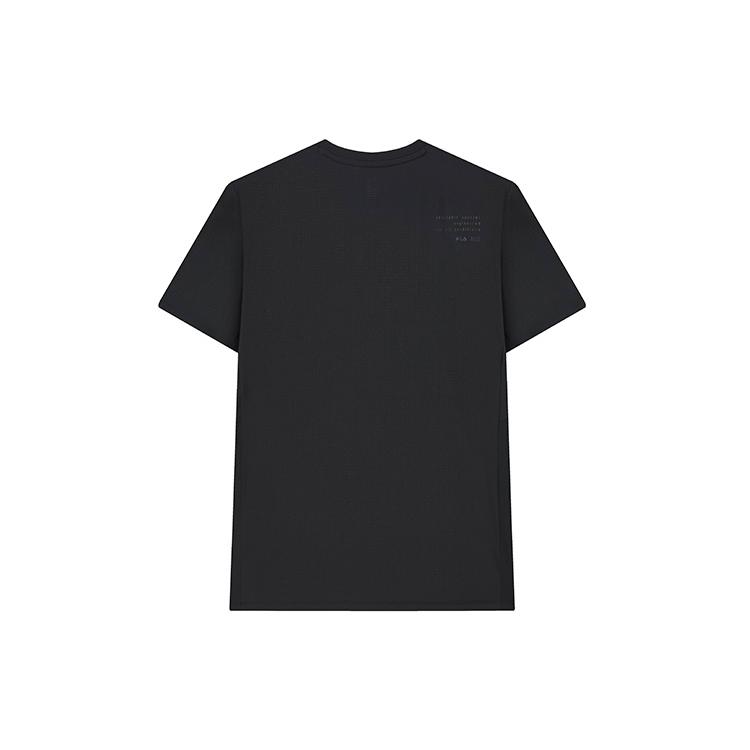 New FILA Athletics T Shirt Men's Pitch Black A11M211104FBK