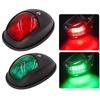 2pcs Yacht Navigation Lights for Boats Led  Waterproof LED Marine Sounding Light Navigation Light Red and Green Marine Light