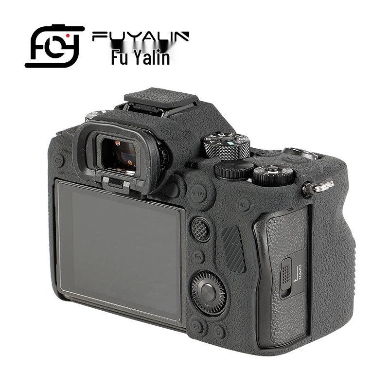 FUYALIN Anti-slip Lychee Pattern Silicone Protective Case for Sony A1 - Dustproof & Anti-collision