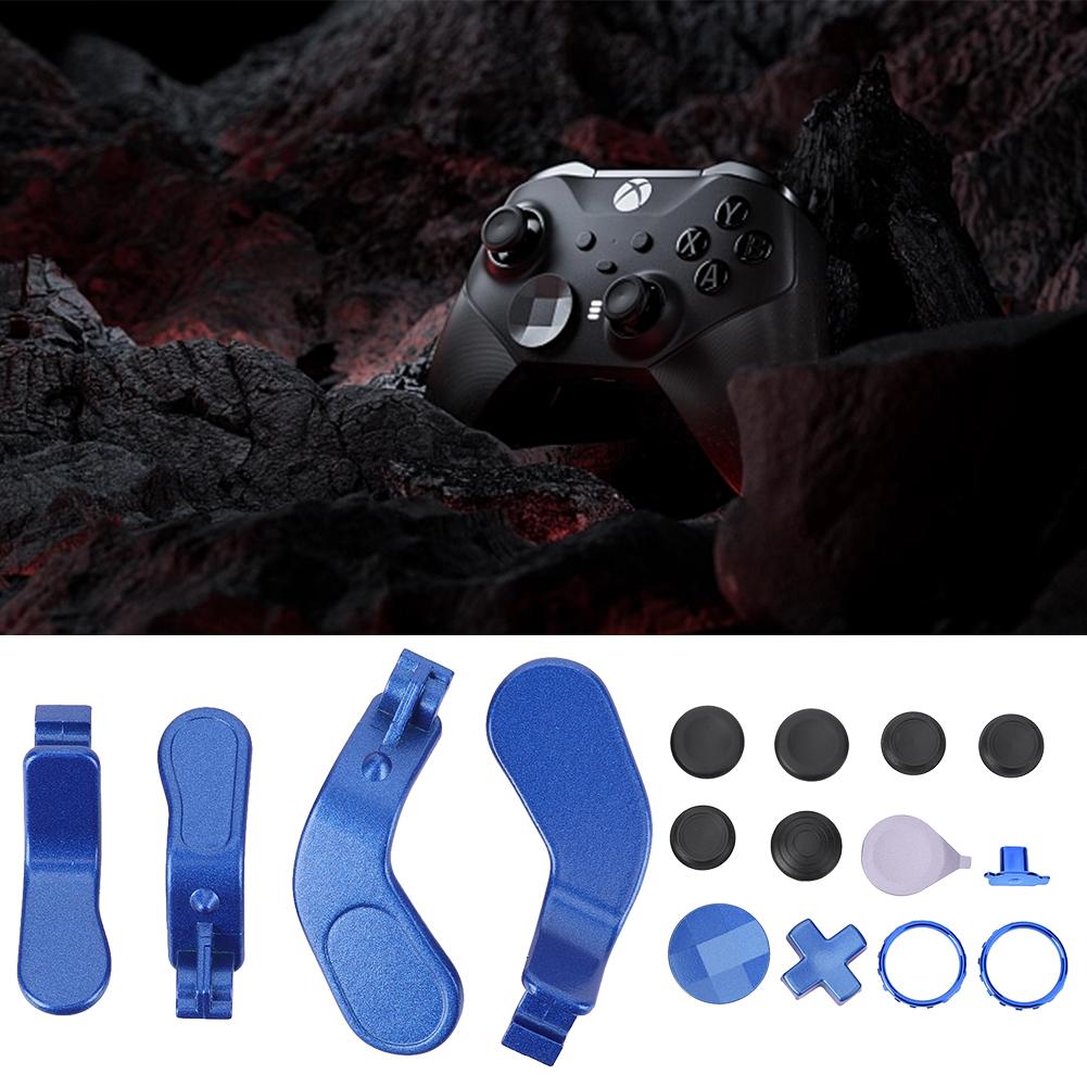 16/18 in 1 Metal Thumbsticks Controller Component Set D-pad Accent Rings Carrying Case Screwdriver for Xbox One Elite Series 2