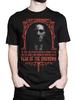 H. P. Lovecraft Fear of The Unknown T Shirt This Fun Men's T Shirt Features Printed Design Casual Making Casual Attire Sports