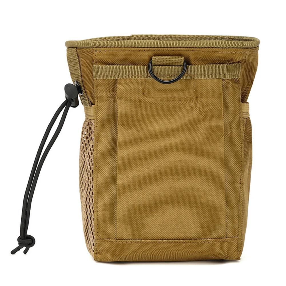 1Pc Outdoor 3-5L Tactical Molle 800D Nylon Dump Drop Pouch Recycle Travel Waist Pack Ammo Bags Airsoft Accessories Bag Pouches