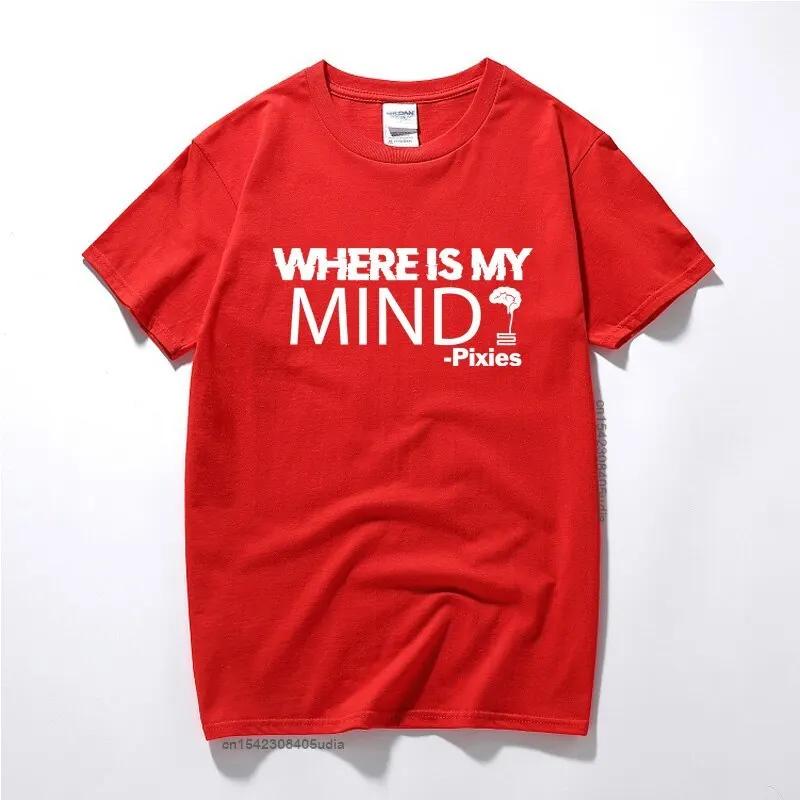 Футболка Pixies Where Is My Mind, музыкальная песня, рок-группа, фестивальный тур, футболка унисекс, новый летний топ, хлопковая футболка, мужская европейский размер S