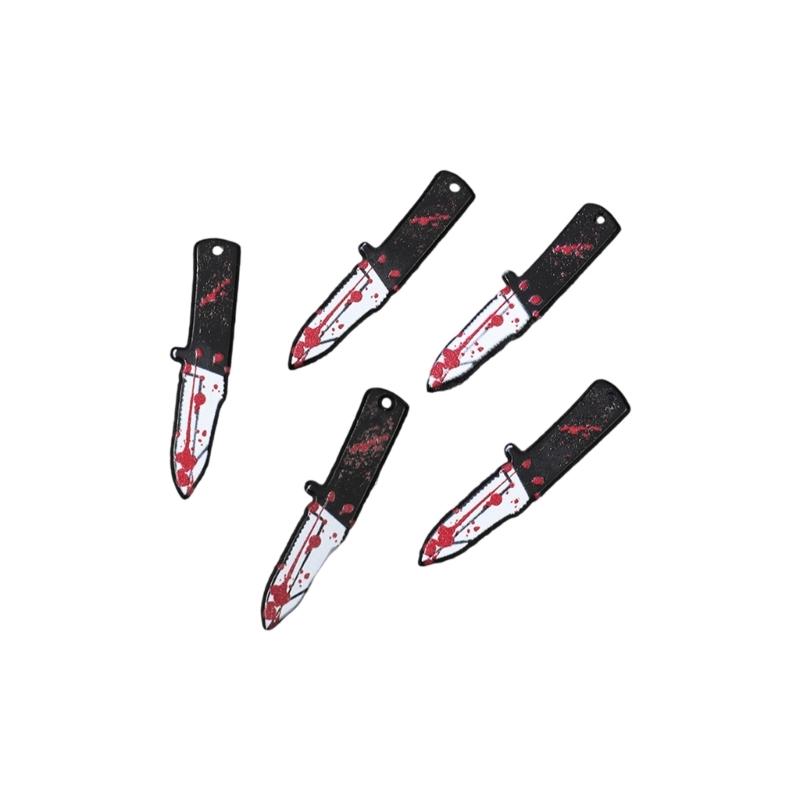 5PCS Halloween Theme Hairpins Funny Axes Shapes Hair Clip For Adults Kids Costume Accessories