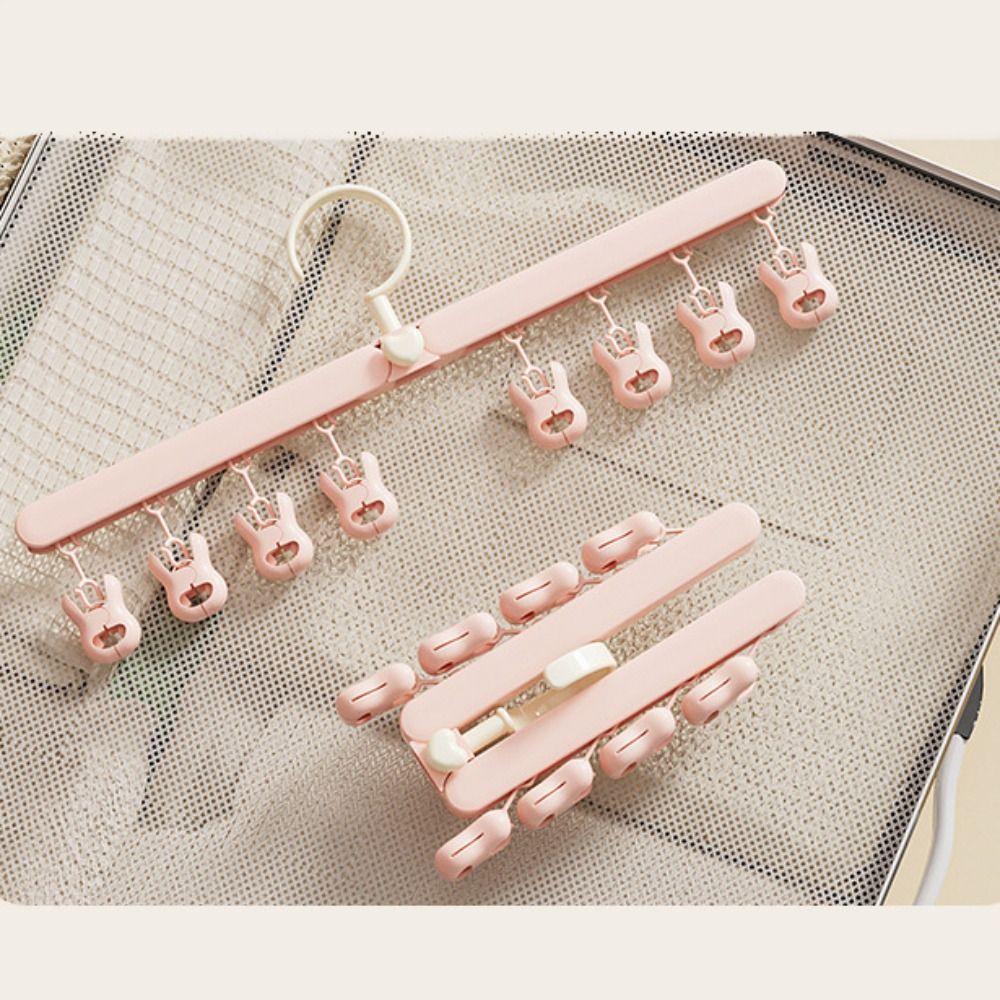 Traceless Laundry Hanger Portable Baby Clothes Hanger Folding Drying Rack  Baby Clothes