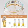 2 In 1 Oil Sprayer Bottle Dispenser for Kitchen Ergonomic Handle Oil Sprayer Control Oil Amount Simplify