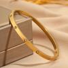 Hot-selling titanium steel bracelet, girls' high-end sense of fashion, popular light luxury in Europe and the United States, Gypsy star love diamond 