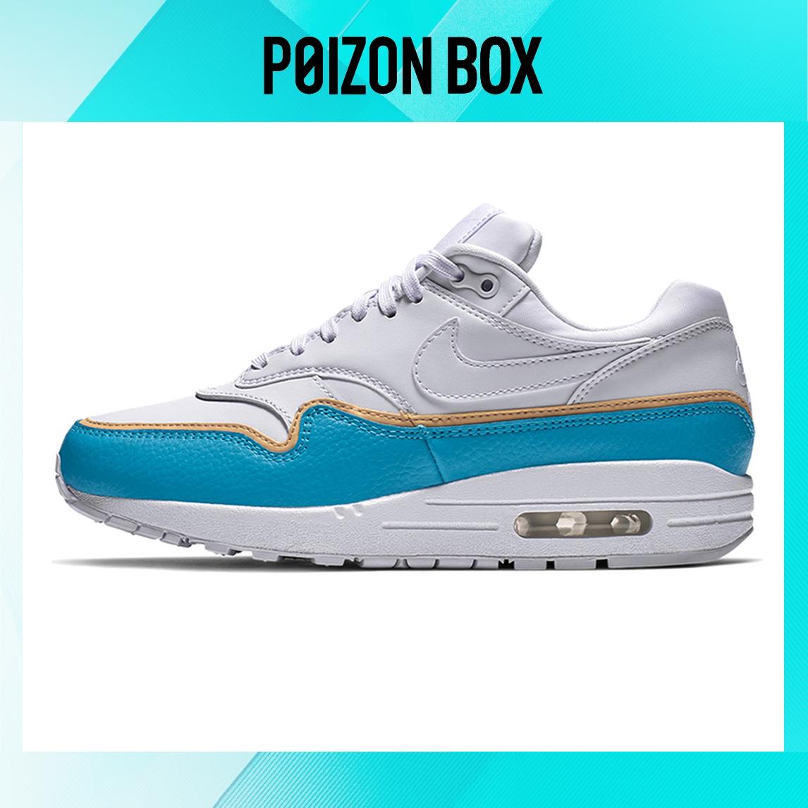 

кроссовки Nike Air Max 1 Liner White Blue (Women s) 881101-103