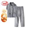 Langsha Women's Plus Size Warm Fleece Loungewear Set