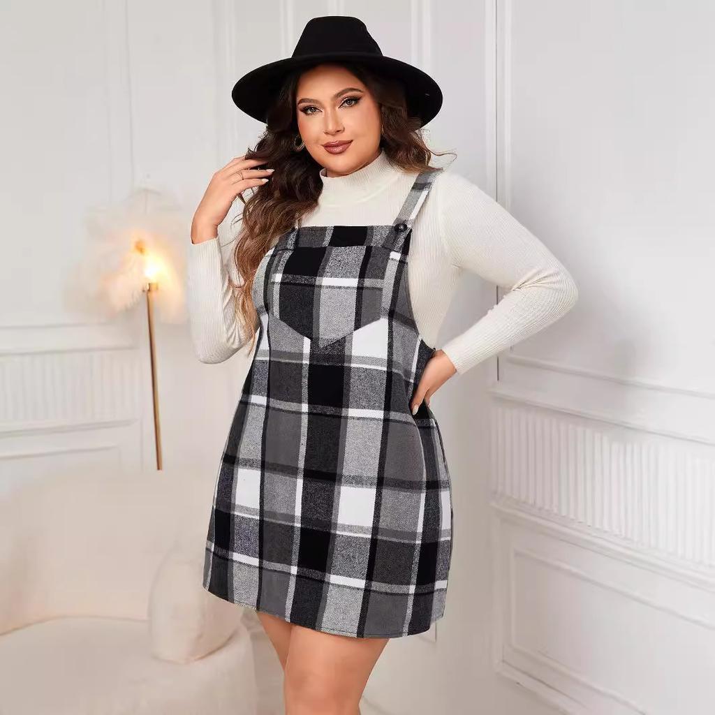 New Plus-size Loose Overalls Dress for Women