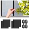 Window Mosquito Net - ZGEER - ZGEER - 130x150 Cm - Pack of 4 - No Drilling