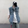 Men Loose Sleeveless Denim Vest Casual Workwear Outerwear
